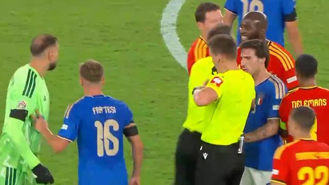 Uluslar Ligi'nde dev olay! Fenerbahçeli Lukaku ile Donnarumma kafa kafaya girdi