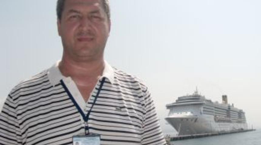 Y&uuml;zen kruvaziyer gemisi Costa Mediterranea, Alanya&rsquo;ya demir attı