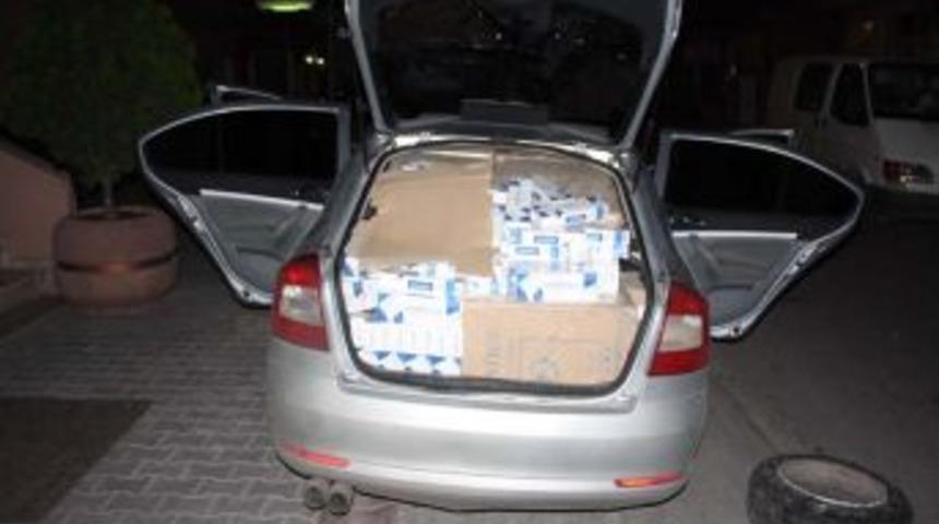 KOM ekiplerinden ka&ccedil;ak sigara operasyonu