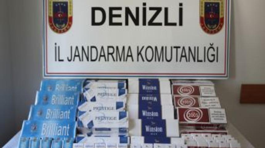 Denizli'de ka&ccedil;ak sigara ele ge&ccedil;irildi