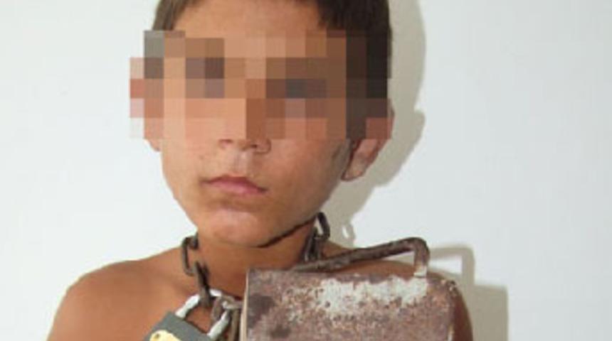 Yaramazlık yapan &ccedil;ocuğa akılalmaz ceza