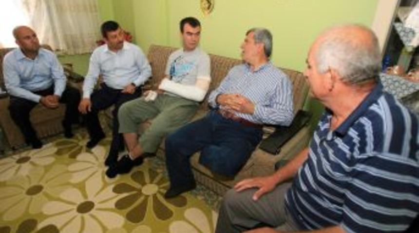 Başkan&rsquo;dan Gazi &Ouml;zkan&rsquo;a ge&ccedil;miş olsun