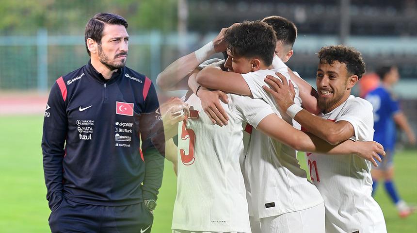 &Uuml;mit Milli Takım play-off'u garantiledi! Ukrayna deplasmanında nefes kesen ma&ccedil;