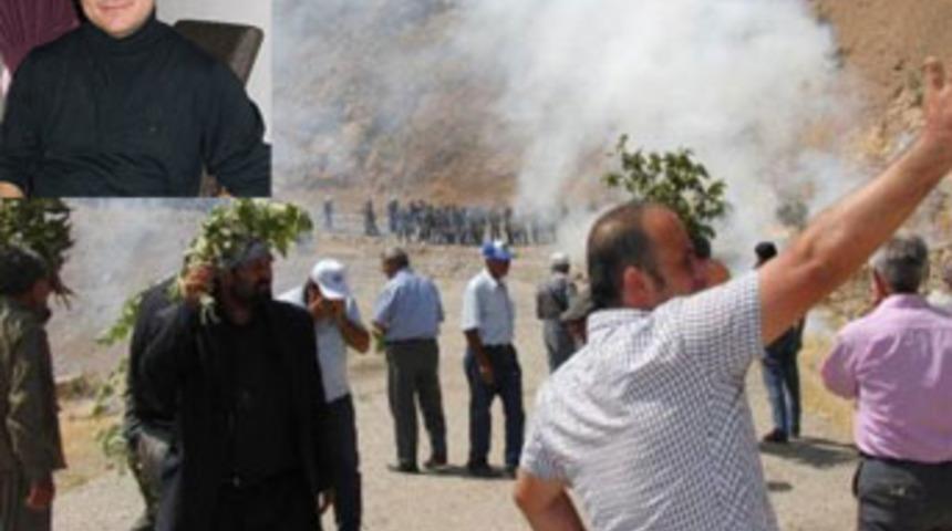 "Canlı kalkan&rsquo;a m&uuml;dahale: BDP'li &uuml;ye &ouml;ld&uuml;"