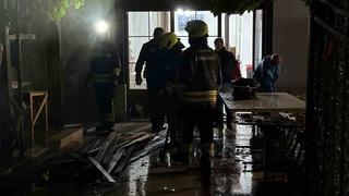 Bolu’da ikiz villanın bahçesinde çıkan yangın korkuttu