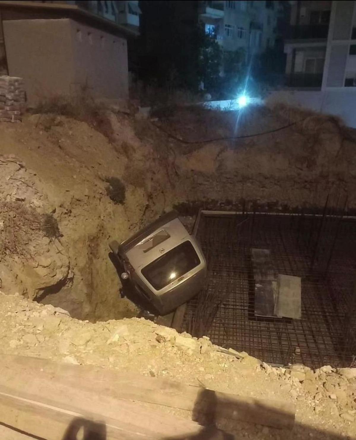 Kavga ettiği şahsa ara&ccedil;la &ccedil;arpıp &ccedil;ukura u&ccedil;tu: O anlar kamerada 2