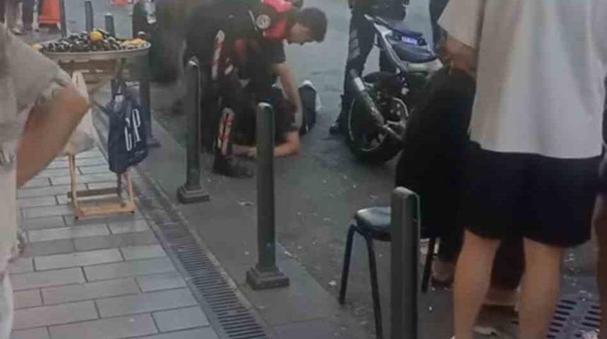 Sarıyer&rsquo;de polisin &rsquo;dur&rsquo; ihtarına uymayan motosiklet s&uuml;r&uuml;c&uuml;s&uuml; yakalandı
