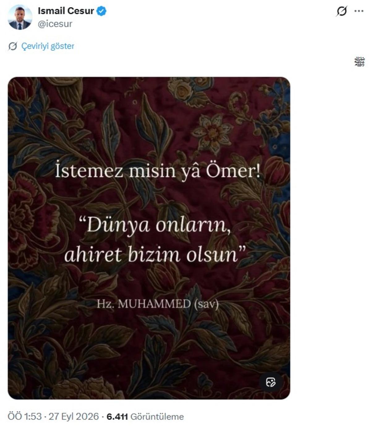 Fatma Betül Sayan Kaya’nın istifasının ardından dikkat çeken paylaşım! 1