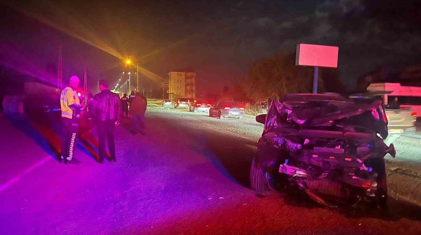 Kars&rsquo;ta trafik kazası: 4 yaralı