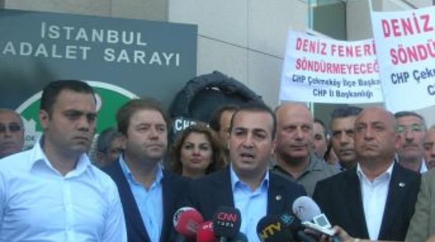 CHP'liler, Deniz Feneri soruşturmasıyla ilgili adliyeye siyah &ccedil;elenk bıraktı