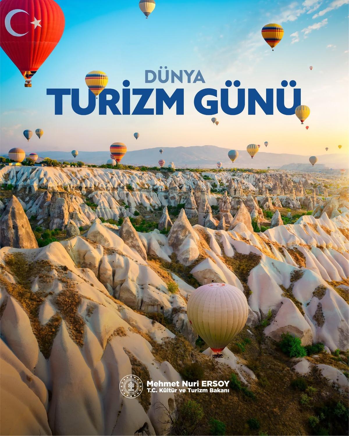 Bakan Ersoy dan D&uuml;nya Turizm G&uuml;n&uuml; mesajı! "Turizmi d&ouml;rt mevsime ve 81 ilimize yaymak i&ccedil;in &ccedil;alışıyoruz" 4