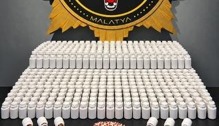 Malatya&rsquo;da 46 bin 189 adet sentetik ecza hapı ele ge&ccedil;irildi
