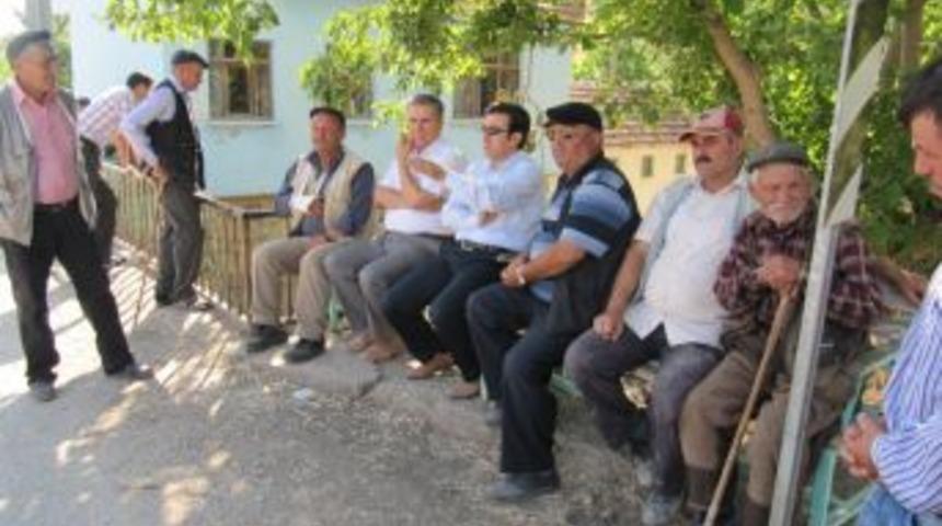 Şuhut Kaymakamı Baş&ouml;ren, &ccedil;alışmaları yerinde inceledi