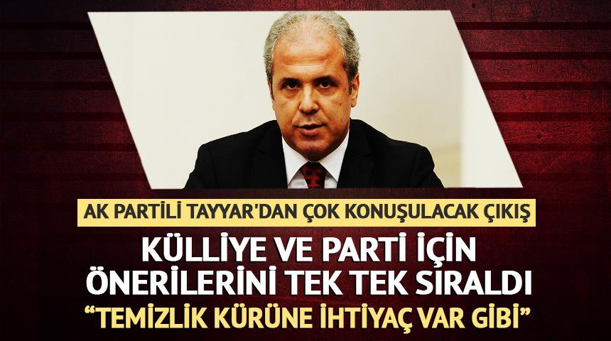 Şamil Tayyar'dan &ccedil;ok konuşulacak &ccedil;ıkış! Olağan&uuml;st&uuml; kongre ve bakanlar kurulunda revize &ouml;nerisi geldi