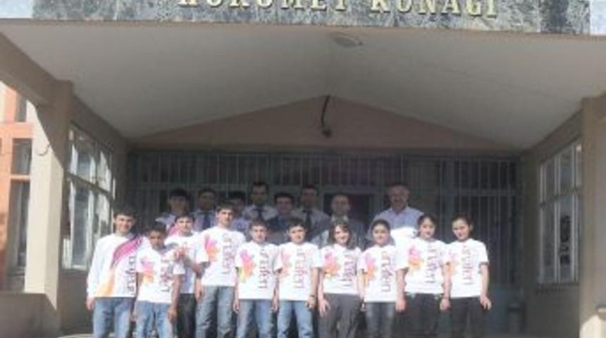 Başarılı &ouml;ğrencilerden Kaymakam Ağbal'a teşekk&uuml;r ziyareti