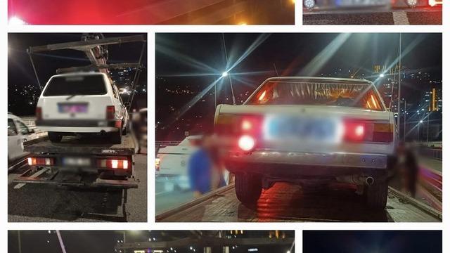 Trafiği tehlikeye düşürdüler, 100 bin liranın üzerinde cezaya çarptırıldılar