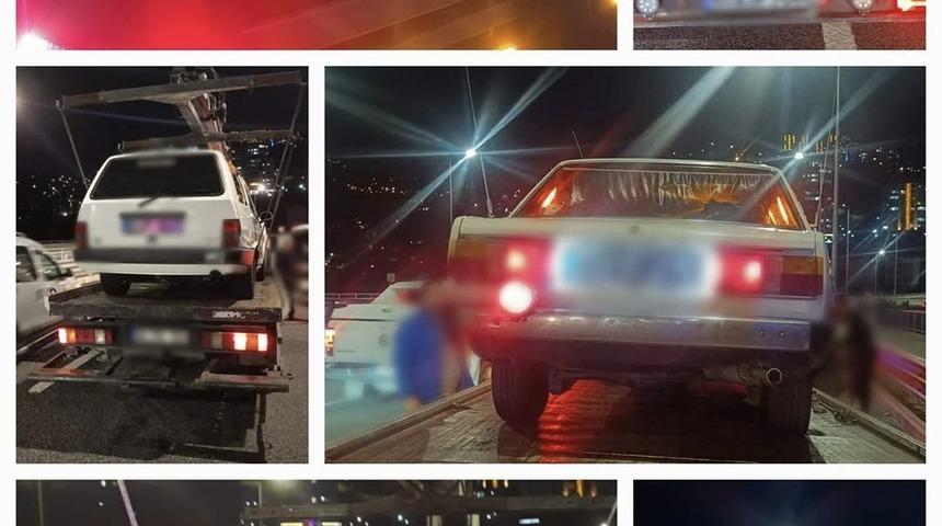 Trafiği tehlikeye d&uuml;ş&uuml;rd&uuml;ler, 100 bin liranın &uuml;zerinde cezaya &ccedil;arptırıldılar