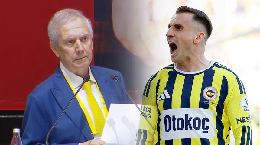 Fenerbah&ccedil;e'de Aziz Yıldırım Kerem Akt&uuml;rkoğlu'nun yeni s&ouml;zleşmesini a&ccedil;ıkladı