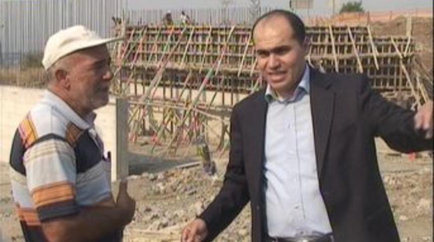 İl Genel Meclisi &uuml;yeleri Dereli k&ouml;pr&uuml; inşaatını inceledi