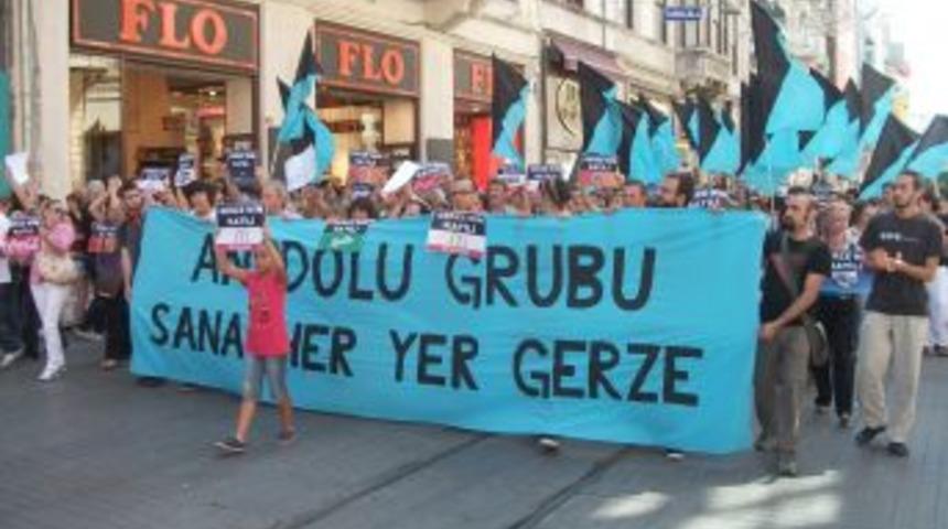Beyoğlu&rsquo;nda Gerze&rsquo;ye termik santral protestosu