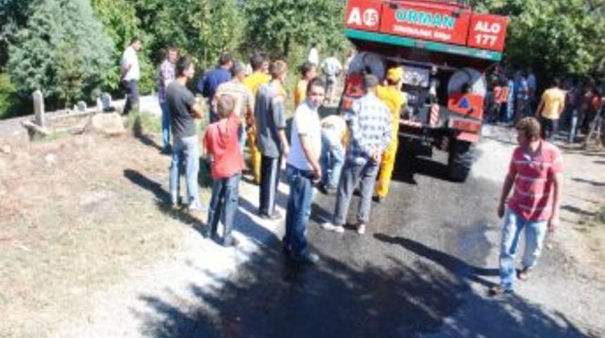 Orman yangının da 1 d&ouml;n&uuml;ml&uuml;k arazi yandı