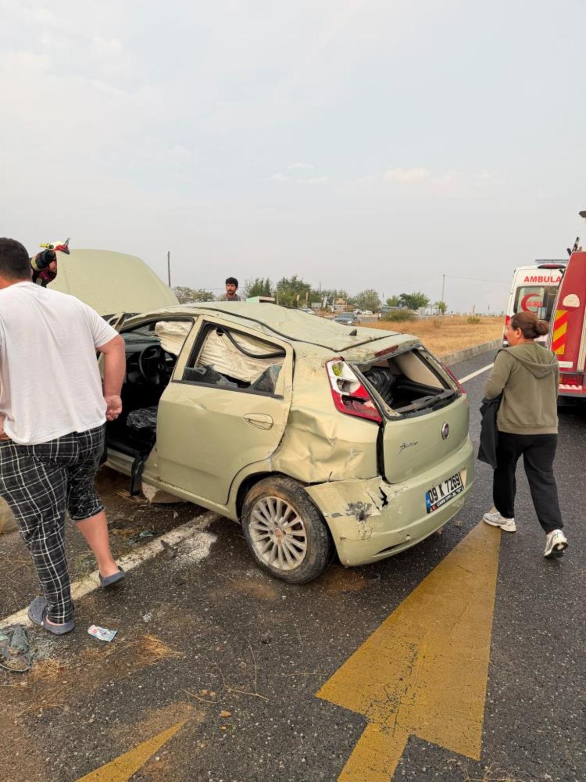 Çine’de trafik kazası: 4 yaralı 1