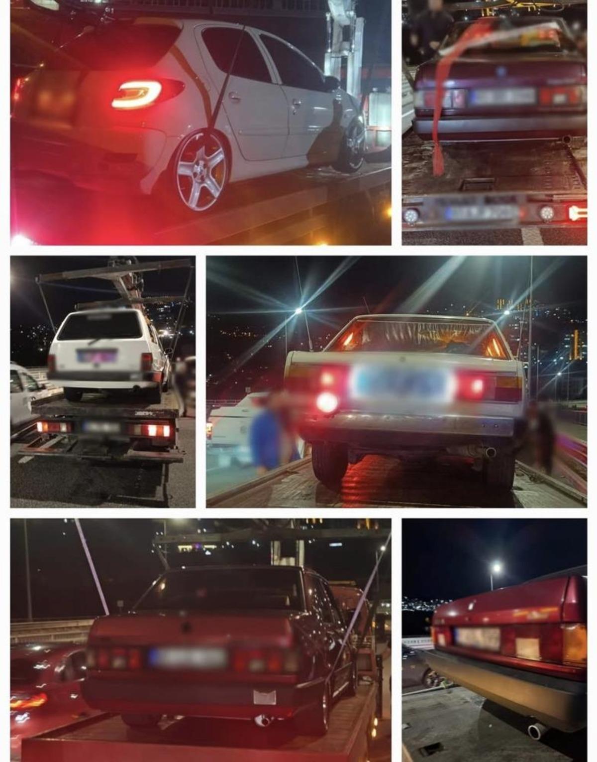 Trafiği tehlikeye düşürdüler, 100 bin liranın üzerinde cezaya çarptırıldılar 1