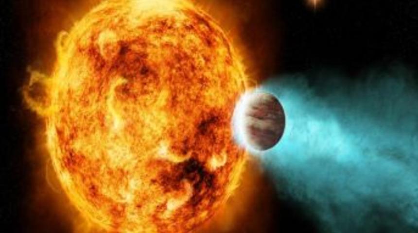 Yıldızdan yayılan radyasyon fırtınası bir gezegeni yok etti