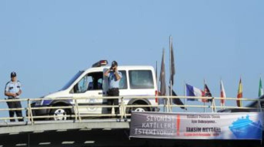 Maccabi Tel Aviv'e havadan ve karadan yoğun g&uuml;venlik