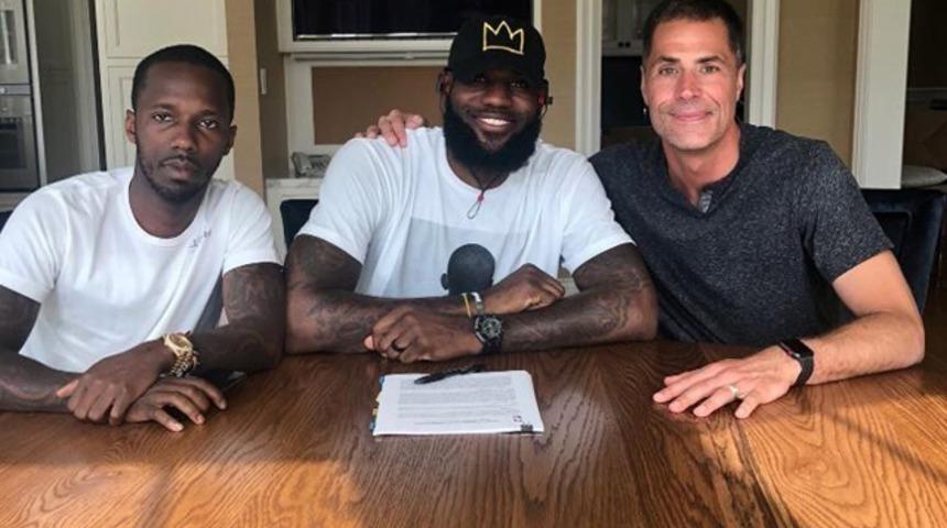 Lebron James resmen Los Angeles Lakers&rsquo;ta