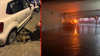 İstanbul ve Ankara'da sağanak: Yollar çöktü, toprak kaydı, evleri su bastı