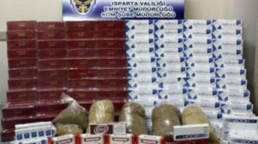 Ka&ccedil;ak sigara ve sahte euro operasyonu