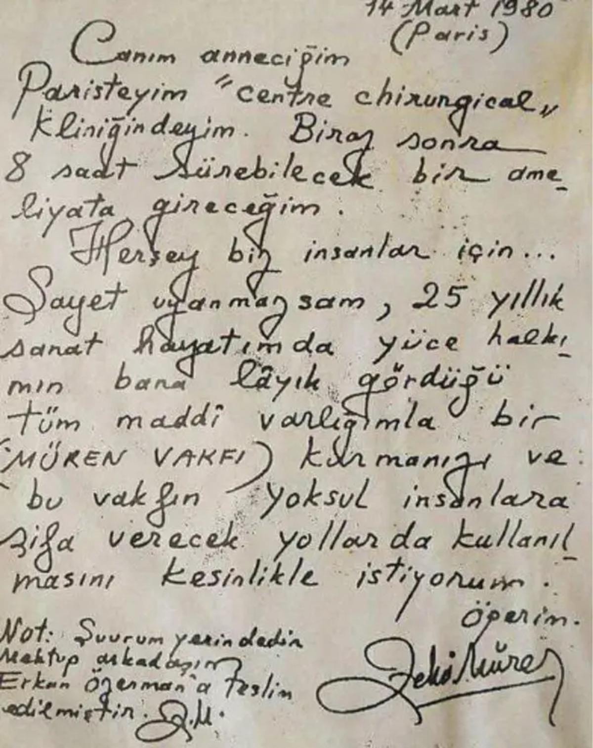 Zeki Müren in 1980 de aldığı karar şaşırttı! 8 saatlik ameliyat öncesi vasiyetini yazdı 4