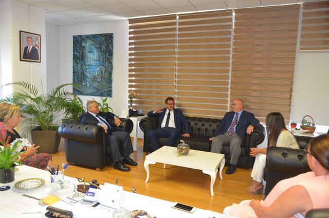 KKTC Başbakanı Tufan Erhürman DAÜ’yü ziyaret etti