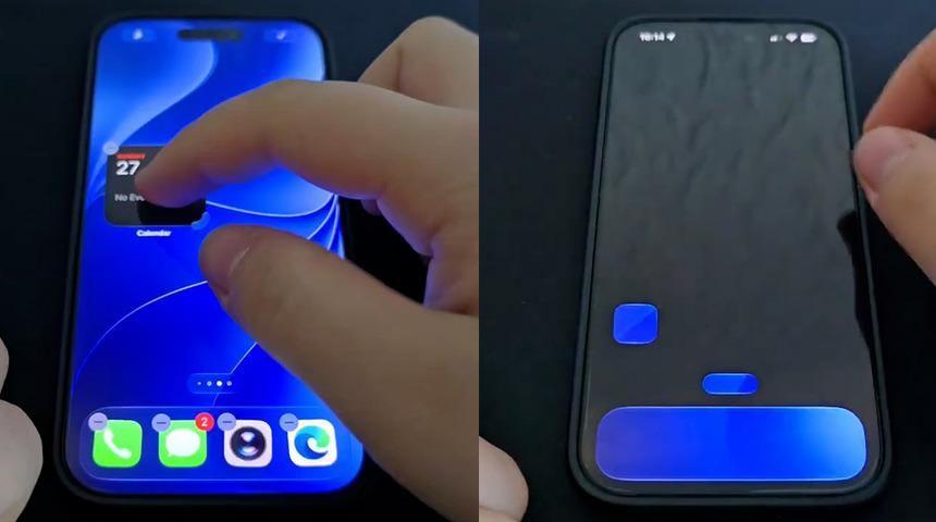 iPhone&rsquo;da bunu yaptıktan sonra ekranı kullanamadı! Video sosyal medyada g&uuml;ndem oldu