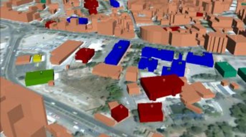 Edremit&rsquo;te internet tabanlı 3 boyutlu kent bilgi sistemi hizmete girdi