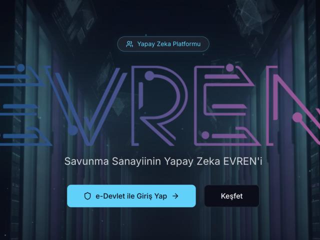 Milli yapay zeka platformu EVREN kullanıma a&ccedil;ıldı