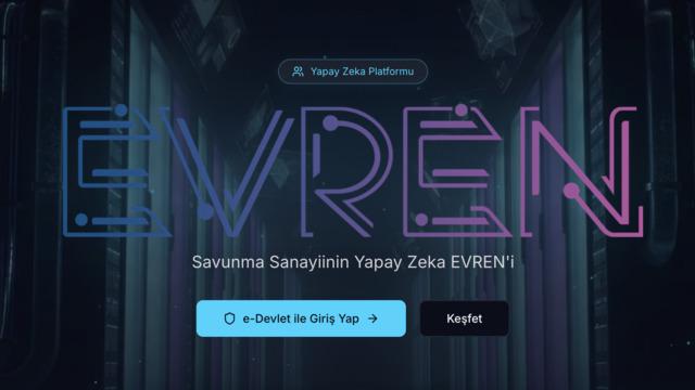 Milli yapay zeka platformu EVREN kullanıma açıldı