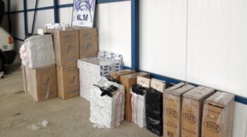 D&uuml;zce&rsquo;de 23 bin paket ka&ccedil;ak sigara ele ge&ccedil;irildi
