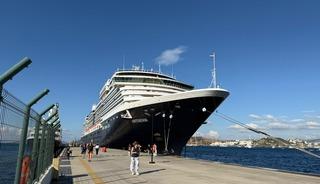 Bodrum'a "Oosterdam" kruvaziyeriyle 1952 turist geldi