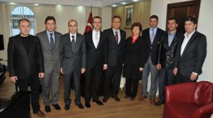 Kent konseyinden Kaymakama ziyaret