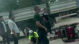 Motosiklet ile otomobil çarpıştı: 1 yaralı