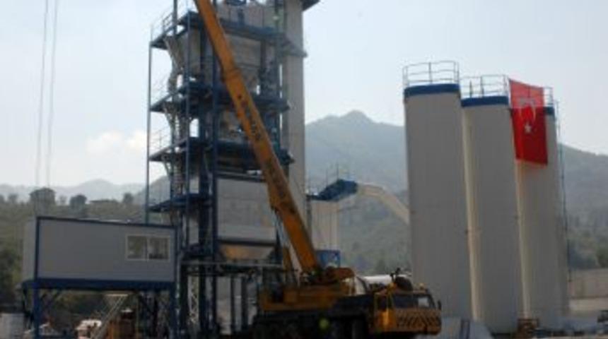 Trabzon'a yeni asfalt plenti