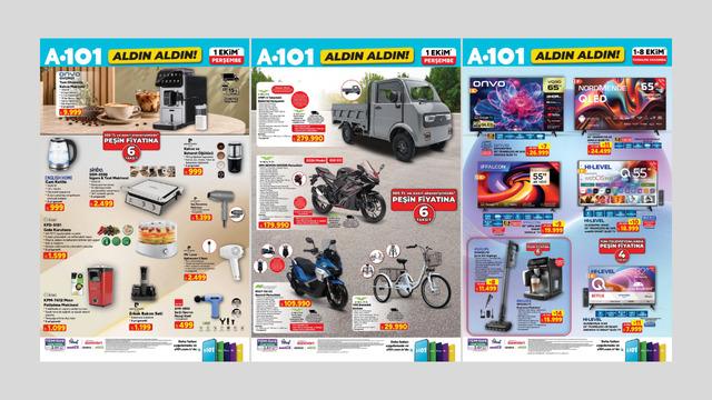 A101'e elektrikli bisiklet geliyor! 1 Ekim 2026 A101 Kataloğu