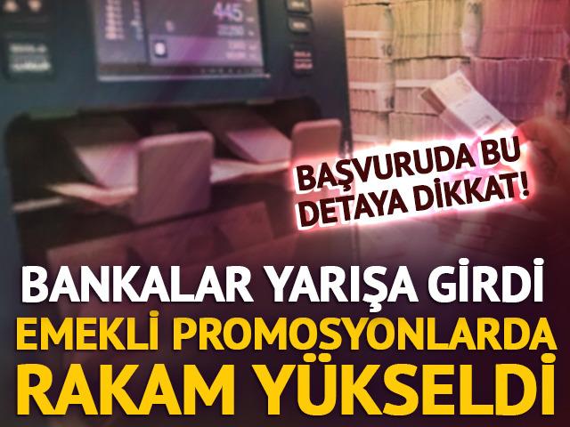 Bankalar emekliler i&ccedil;in yarışa girdi! Rakam 35 bin TL&rsquo;ye dayandı