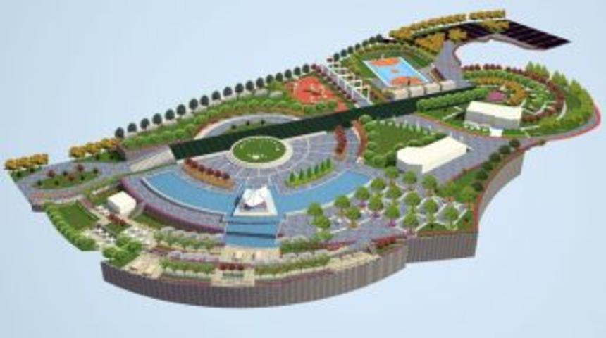 Antalya'nın kuşbakışı izlenebildiği seyir terası &ccedil;alışmalarında sona yaklaşıldı