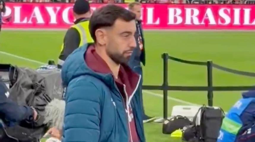 Bruno Fernandes'e &ldquo;Galatasaray'a gel&rdquo; &ccedil;ağrısı! Verdiği tepki olay oldu