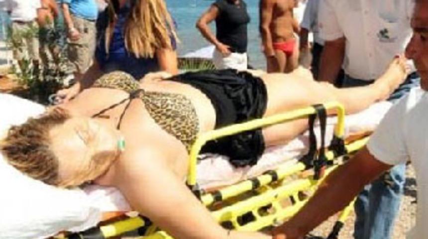 Bodrum'da jet-ski faciası