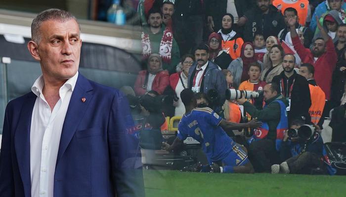 İbrahim Hacıosmanoğlu o tezah&uuml;rat sonrası stadyumu terk etti!