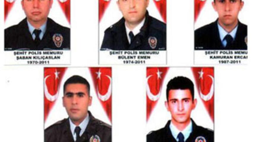 Bitlis'te ki 5 şehit memleketlerine uğurlandı